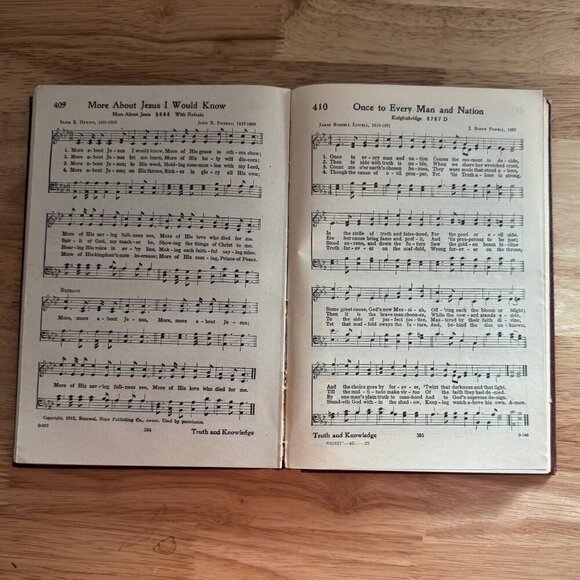 The Hymnal Army and Navy by Ivan L. Bennett (1942 Hardcover Songbook) Vintage - Picture 8 of 11